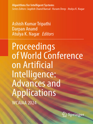 cover image of Proceedings of World Conference on Artificial Intelligence